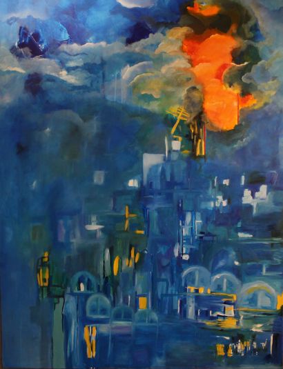 COCKTAIL DE NUITS - A Paint Artwork by Tani Telas